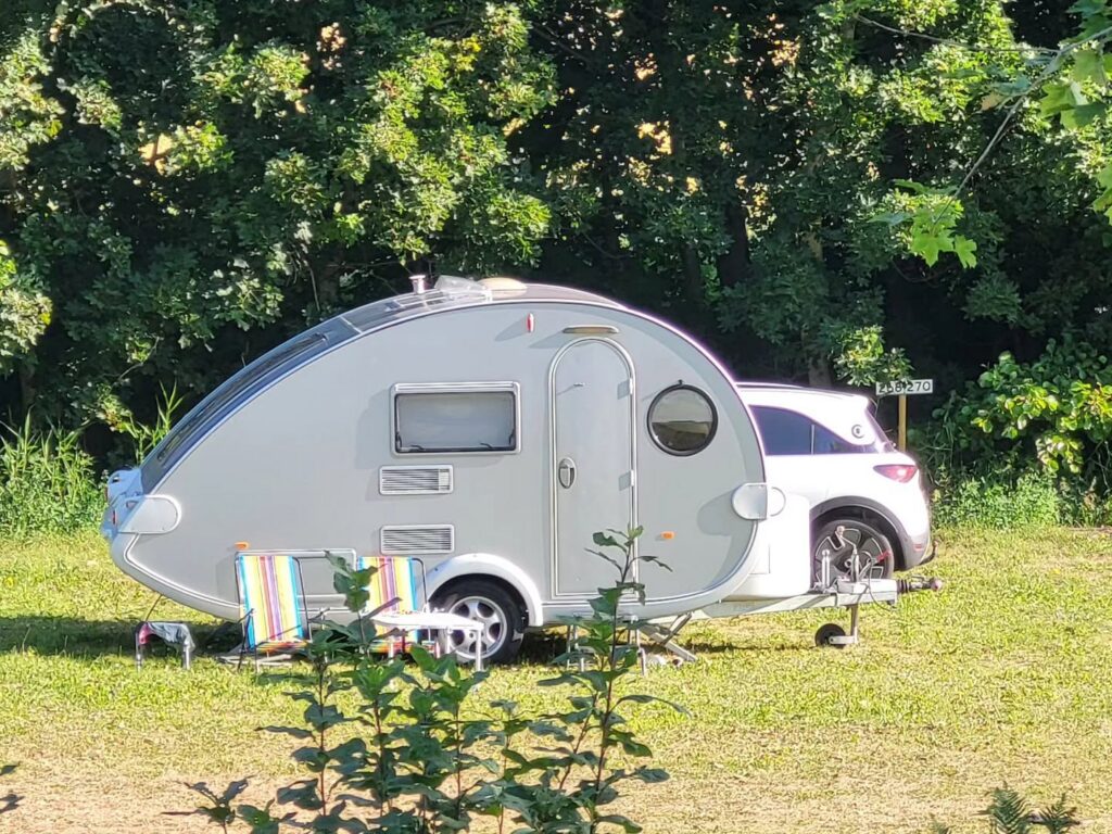 Husvagn Ägget på besök