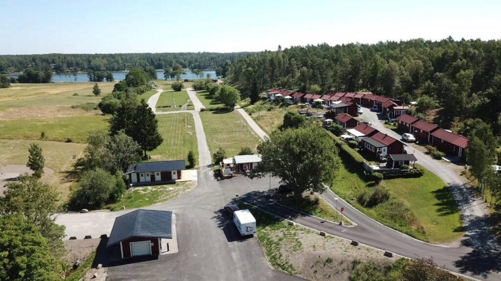 Bergby Camping från ovan