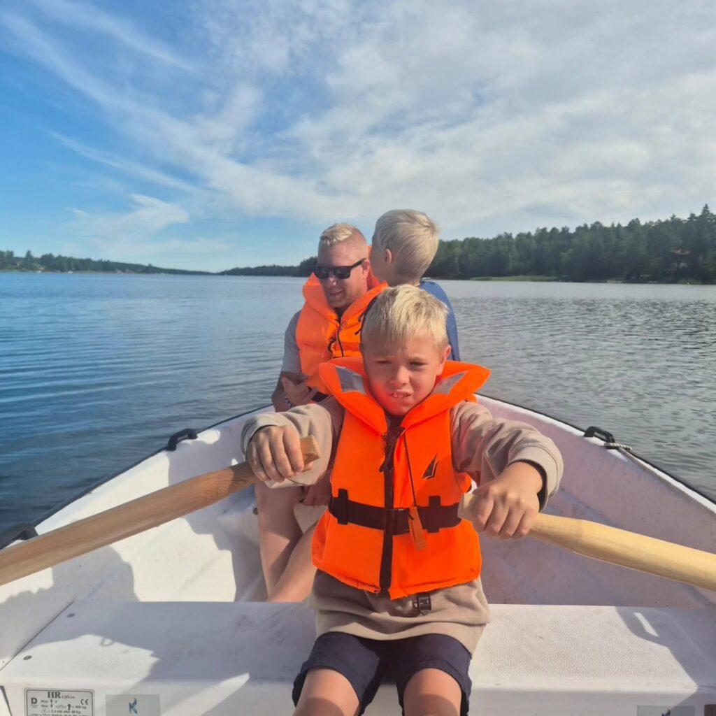 Gäster tar en roddtur